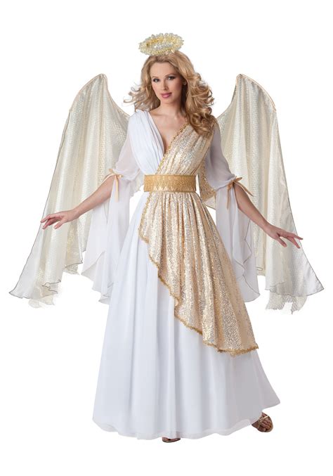 halloween angel costume women|adult angel dress.